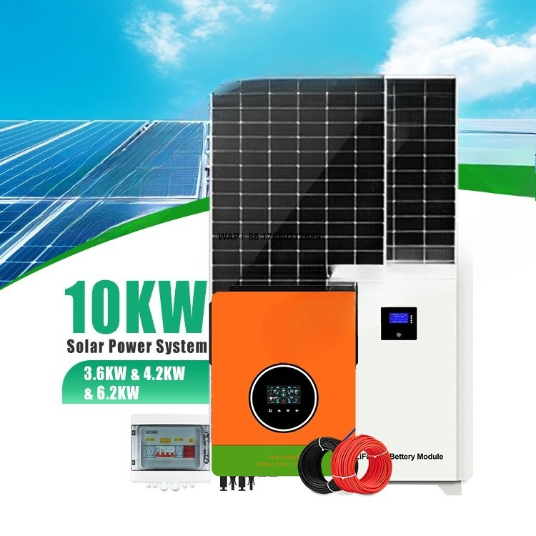 Solar Panel System 10Kw - ESUN سعر المصنع مباشرة 10KW نظام