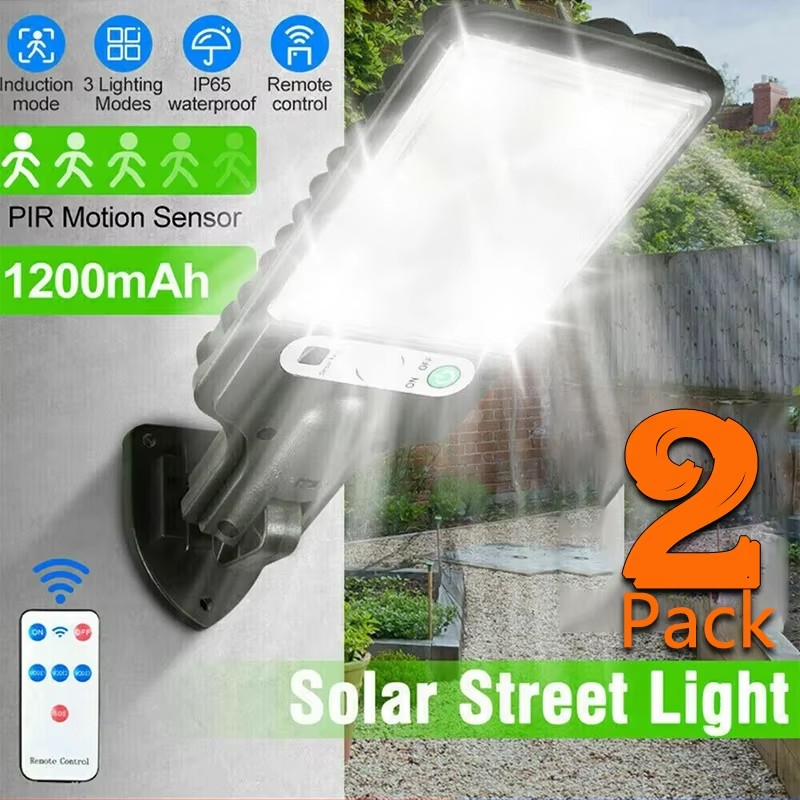 Solar Street Light Led - أضواء حديقة شمسية خارجية مع مستشعر