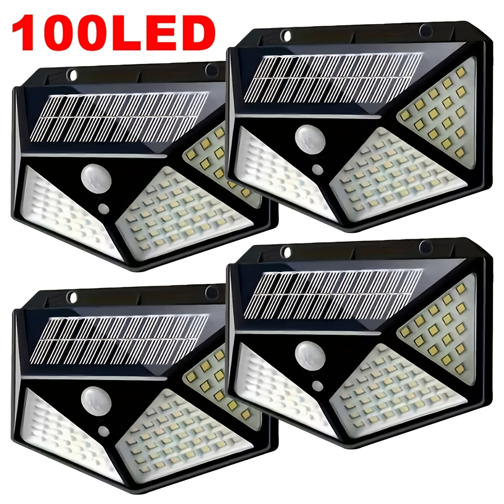 Solar Street Light Led - مصباح حديقة شمسي خارجي بـ 100
