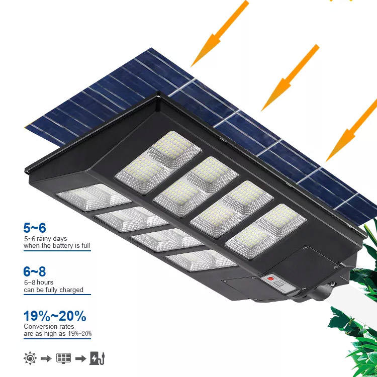 مصباح شارع شمسي متكامل بقوة 80 - مراجعة Solar Street Light Led وسعره