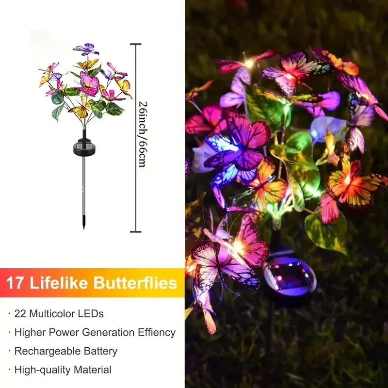أضواء حديقة الفراشة LED بالطاق - مراجعة Solar Street Light Led وسعره