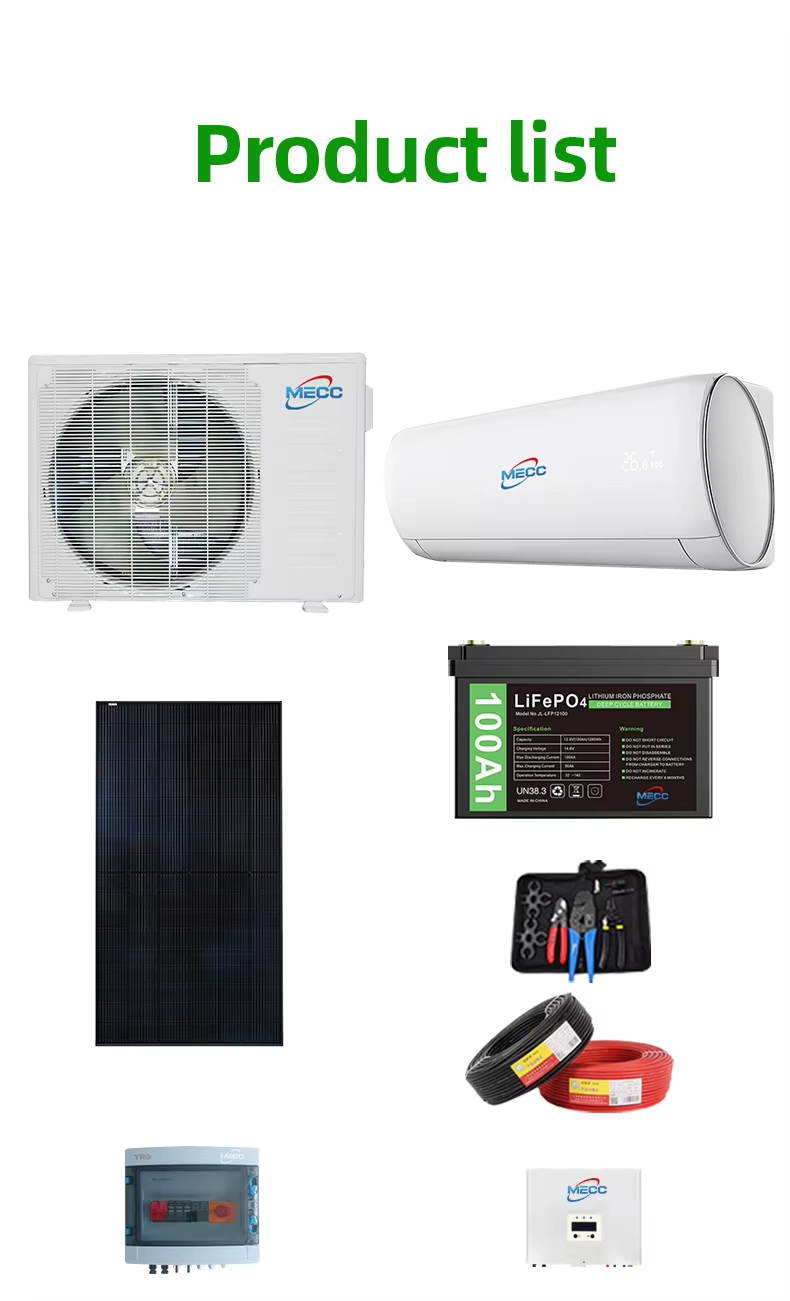 مجموعة تكييف هواء MECC بالجملة - مراجعة Off Grid Solar Kit وسعره