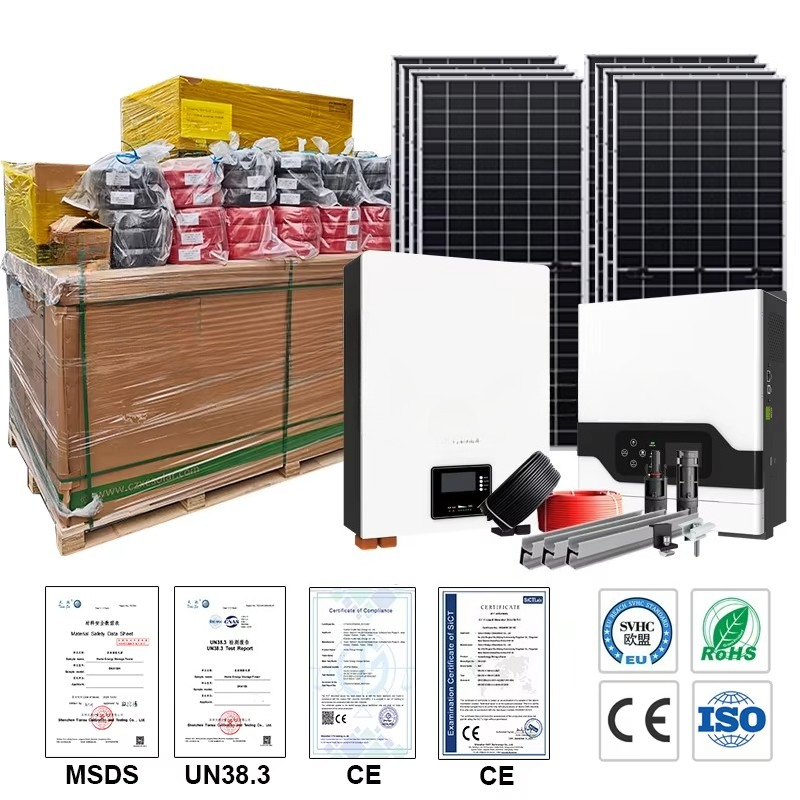 متوفر في المخزون النظام الشمسي - مراجعة Solar Panel System 10Kw وسعره