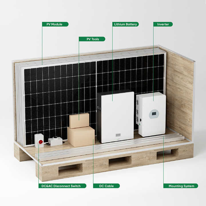 نظام طاقة شمسية هجين من Deye ب - مراجعة Solar Panel System 10Kw وسعره