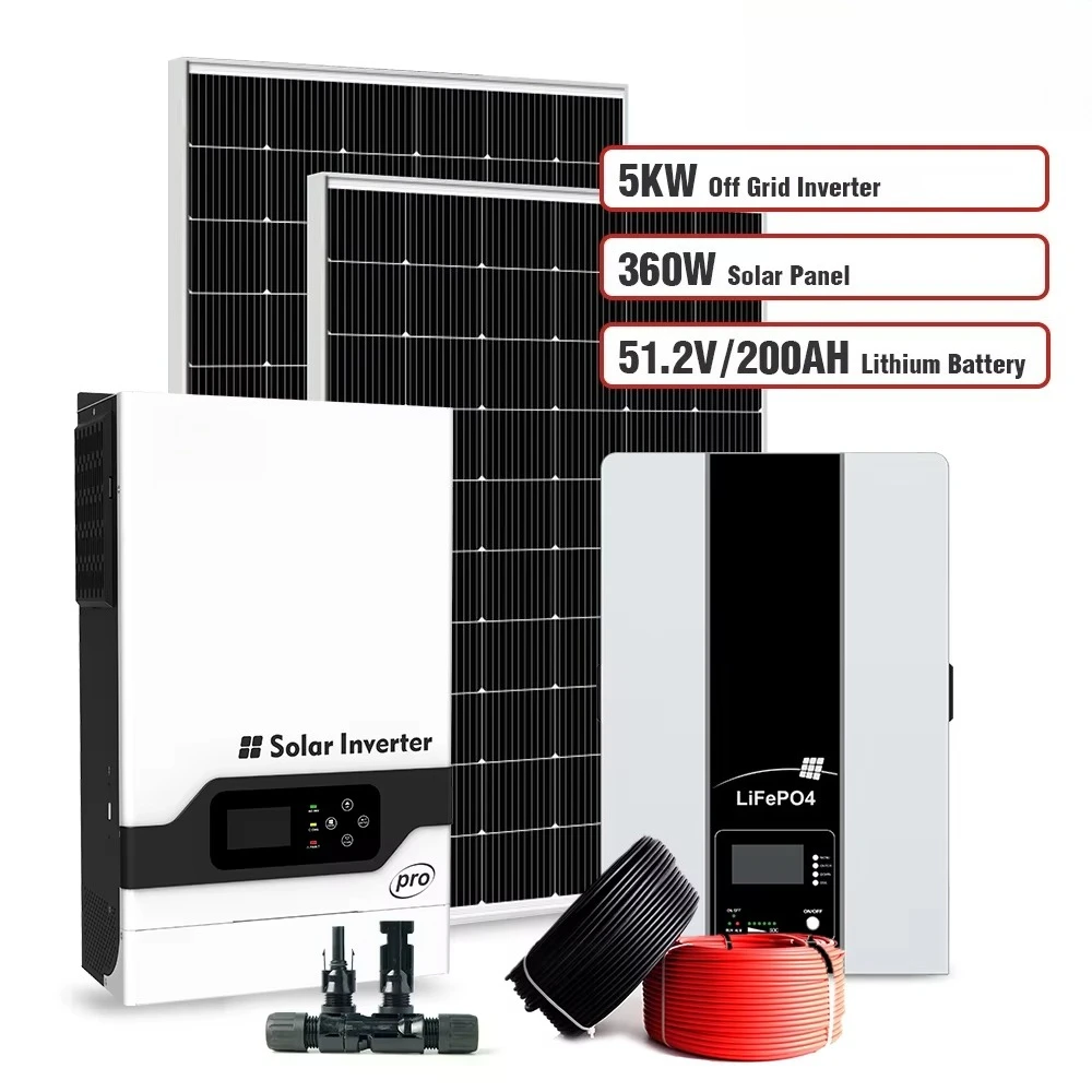 محول طاقة هجين عالي التردد يعم - مراجعة Off Grid Solar Kit وسعره