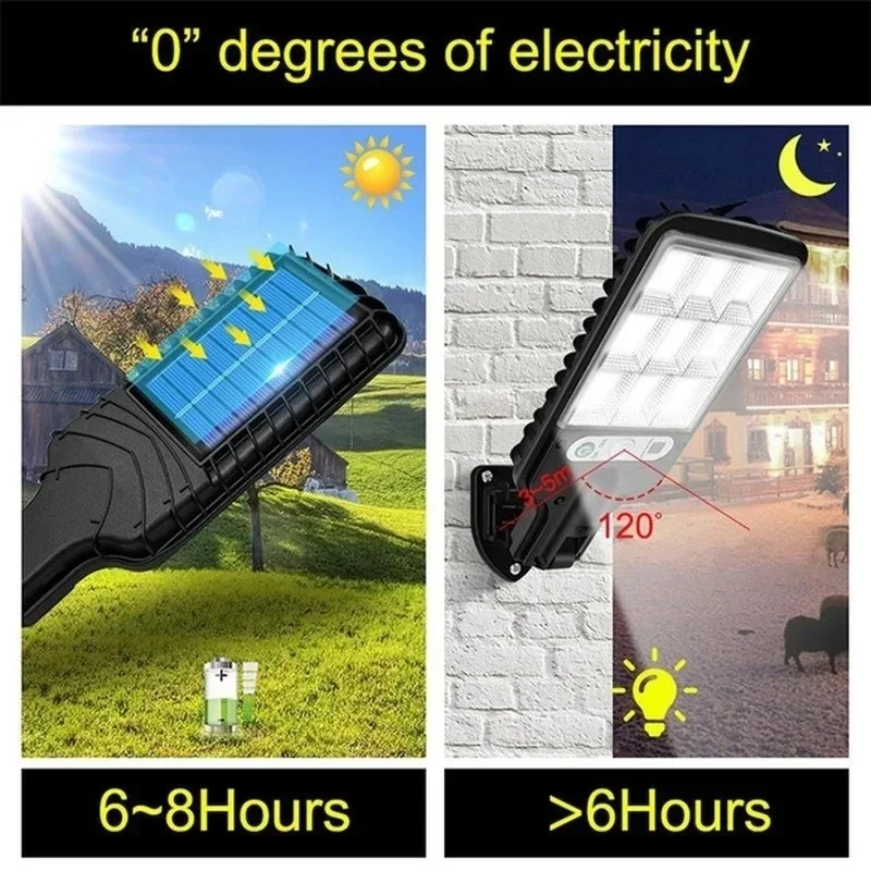 أضواء حديقة شمسية خارجية مع مس - مراجعة Solar Street Light Led وسعره