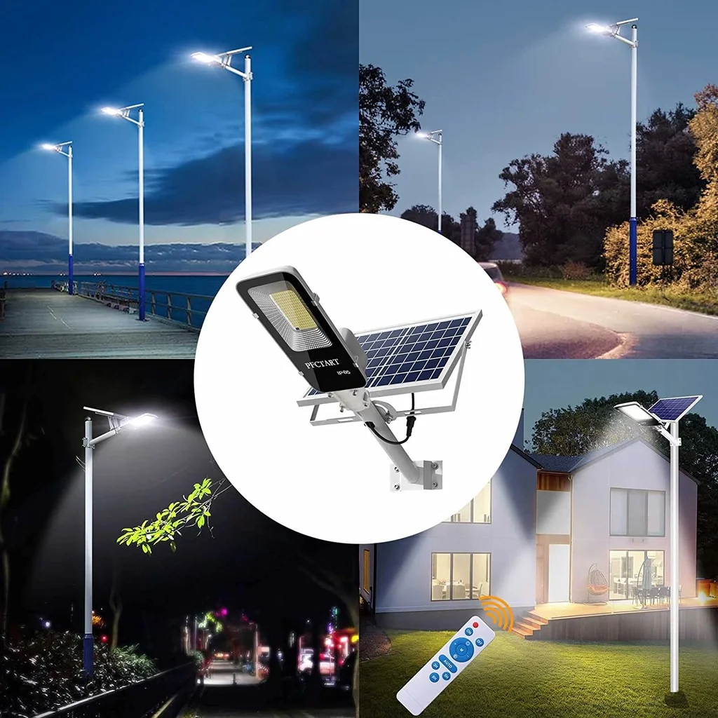 200 واط ضوء الشمس القوي في اله - مراجعة Solar Street Light Led وسعره