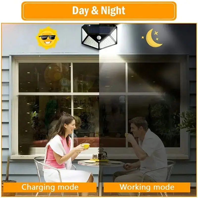 مصباح حديقة شمسي خارجي بـ 100  - مراجعة Solar Street Light Led وسعره