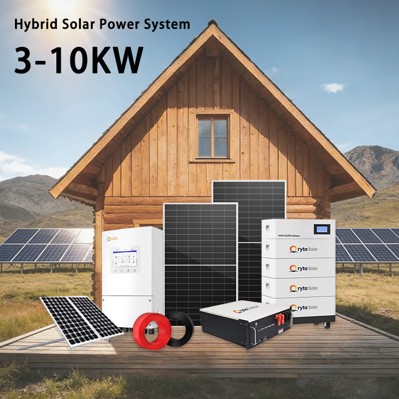 نظام طاقة شمسية هجين كامل خارج - مراجعة Solar Panel System 10Kw وسعره