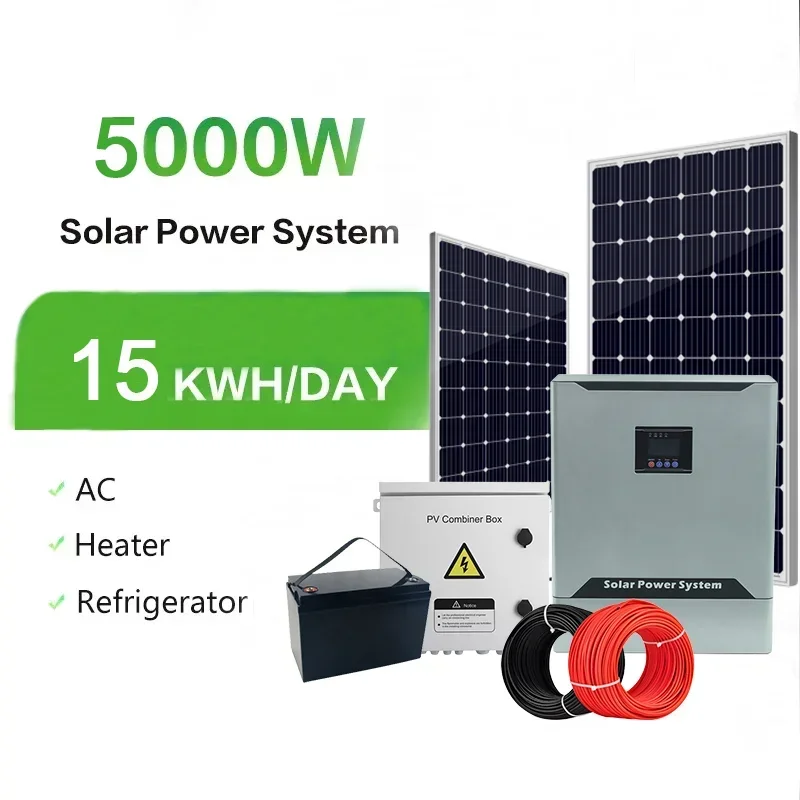 2025/نظام الطاقة الشمسية 5000  - مراجعة Off Grid Solar Kit وسعره